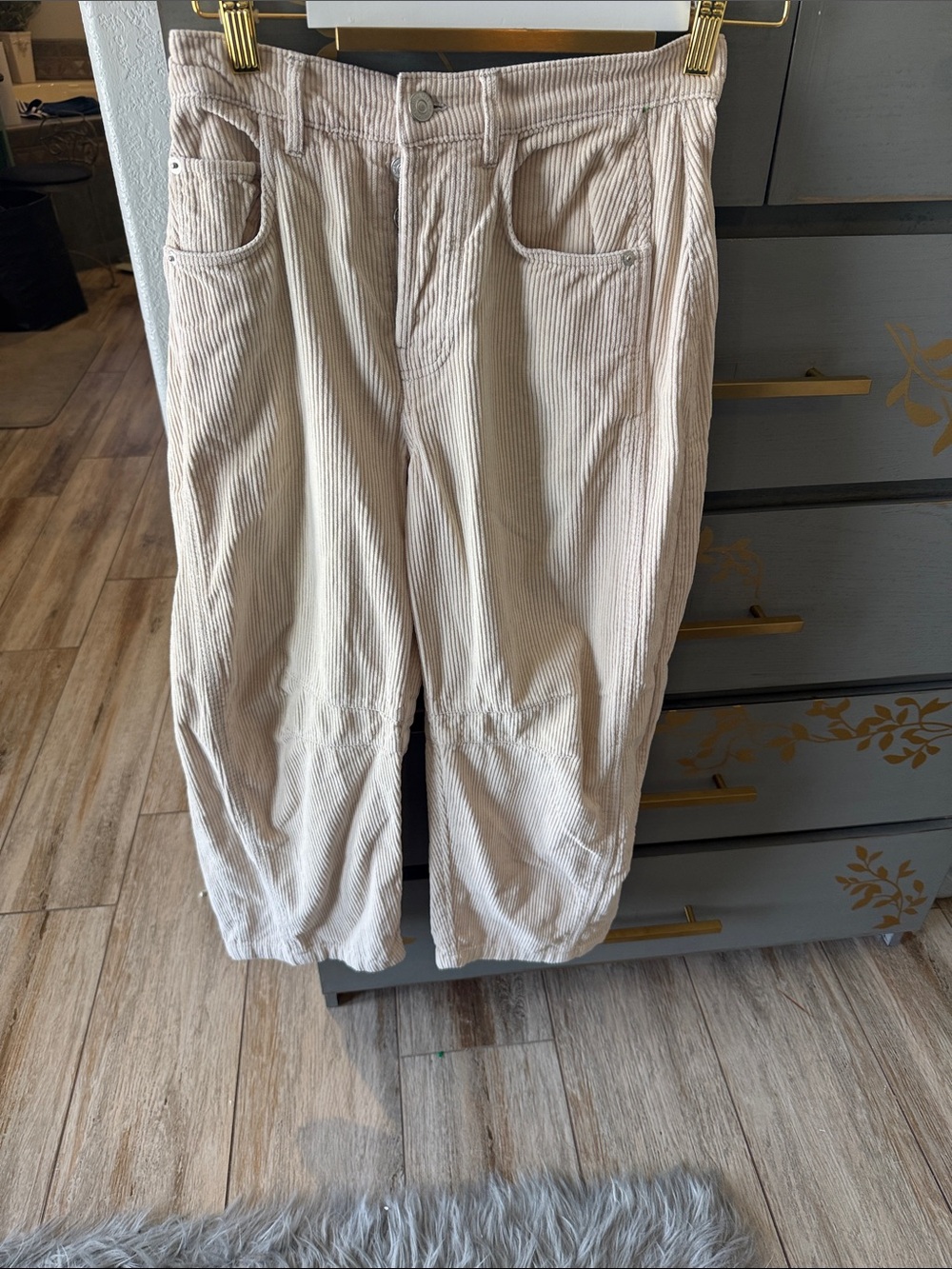 We The Free Men's Corduroy Pants in Light Beige